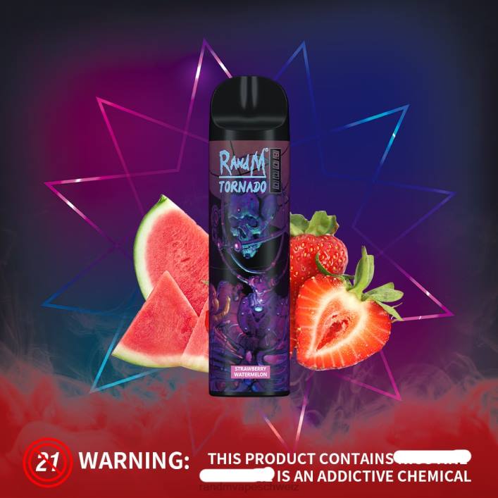 RandM Tornado Schweiz | RandM Tornado 00P2243 8000 Airflow Control Vape-Gerät 1St Traubenorange